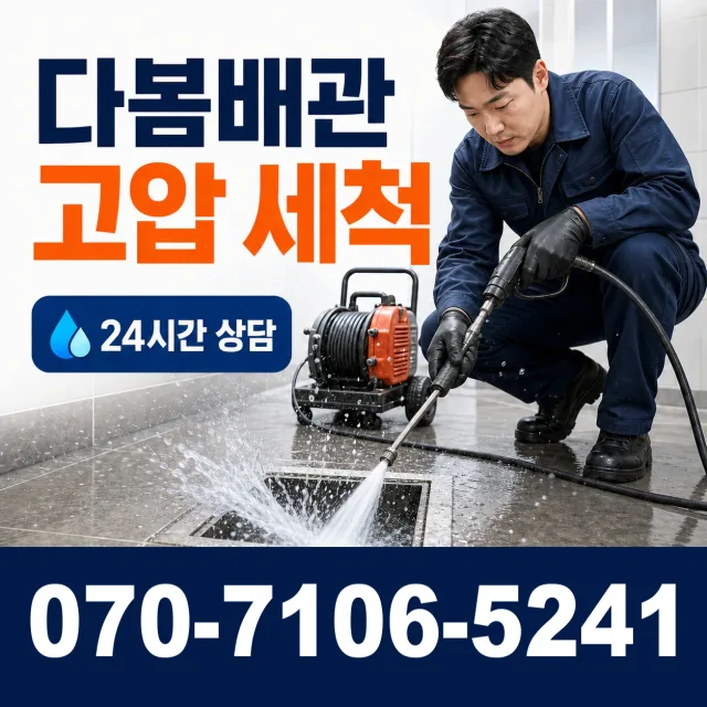 용인시 처인구 유방동 배관청소 상담 이미지 4